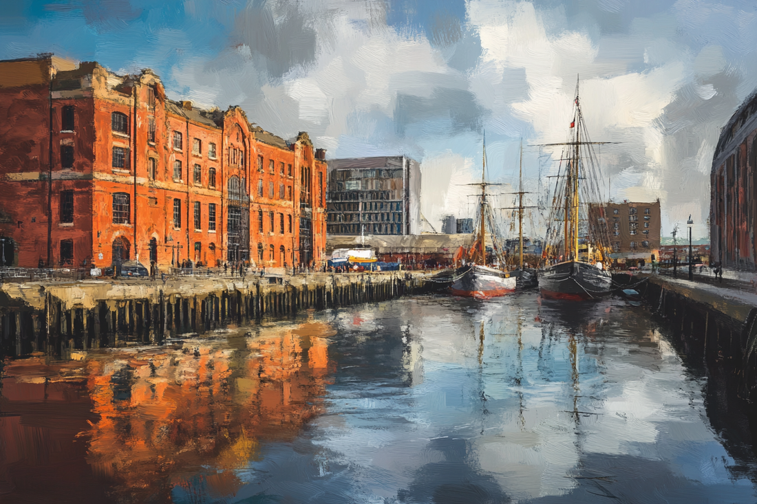 Liverpool Port Reflections Acrylic Print