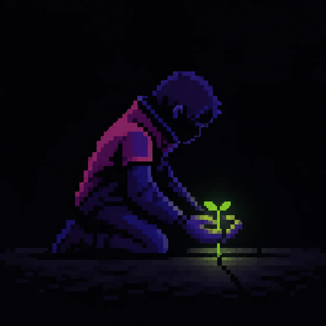 Last Green Thing Canvas - Artwork design