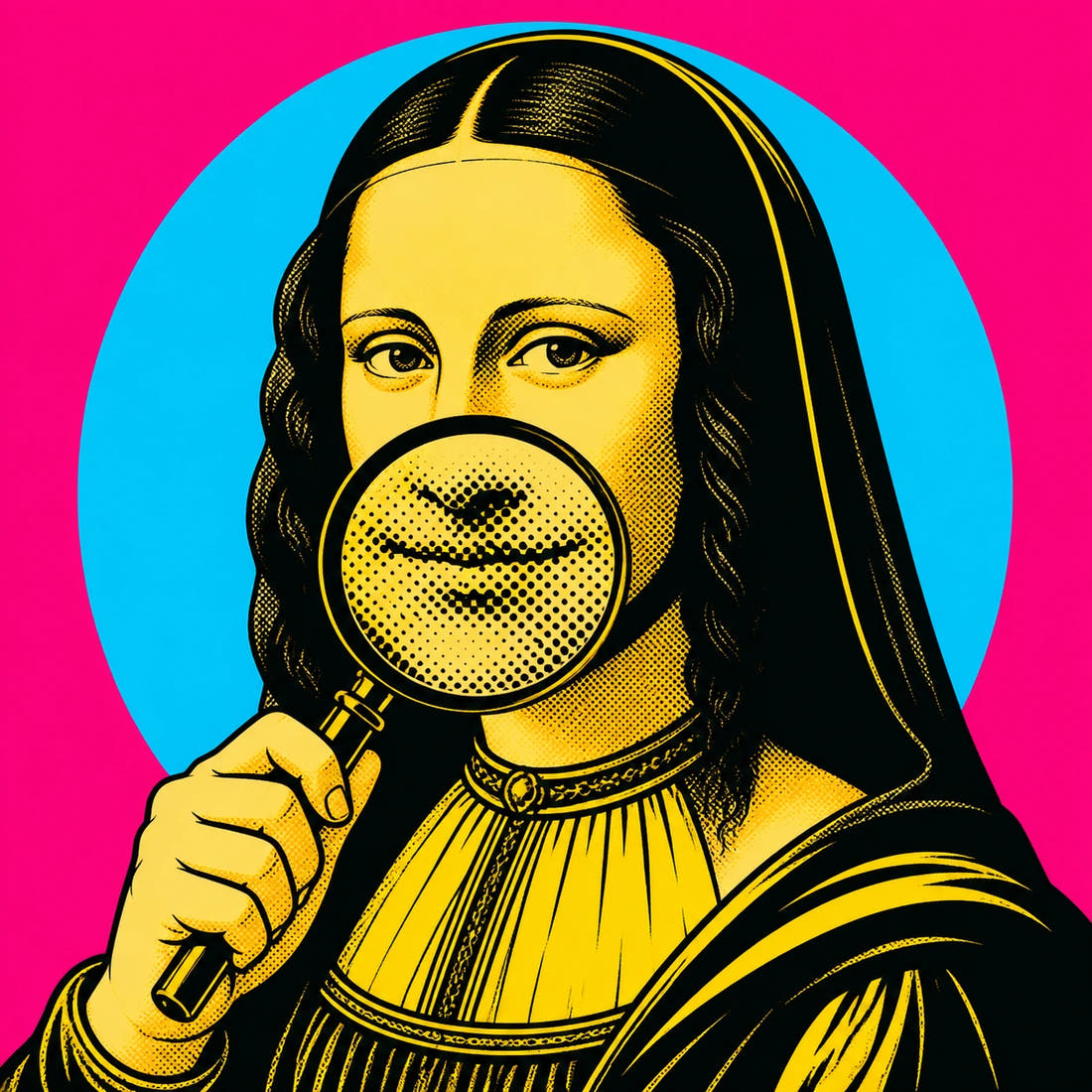 Mona Lisa — Under Scrutiny Canvas - Artwork