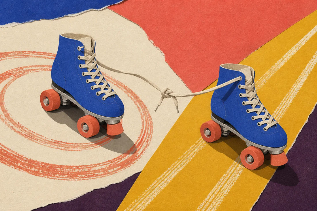 Roller Skates artwork design