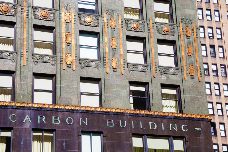 Detail of Carbide and Carbon building in Chicago