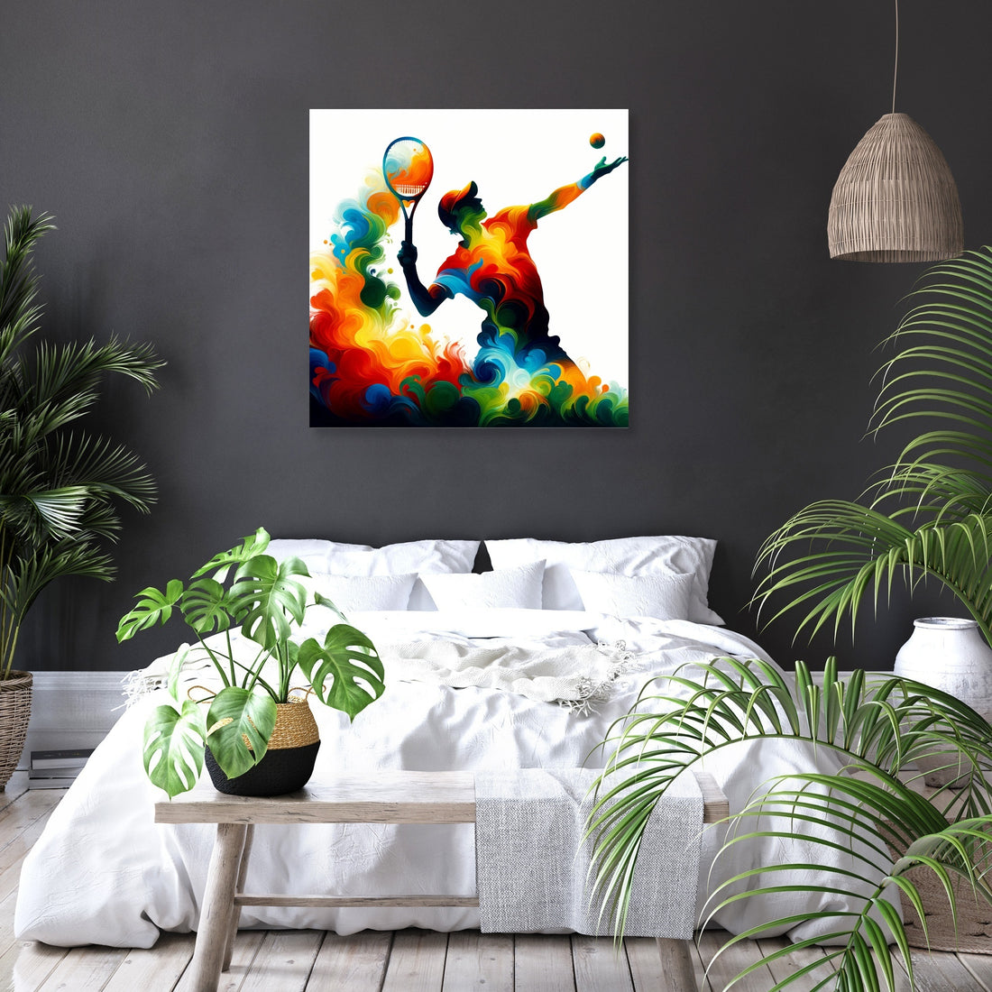 Serve and Swirl Canvas - Secondary Image 6