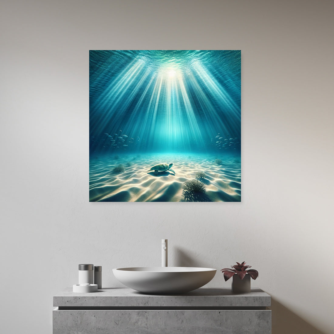 Aquatic Bliss Canvas - Secondary Image 3