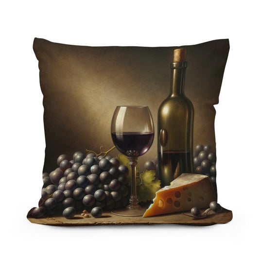 Vintage Vino Cotton Cushion - Main Image