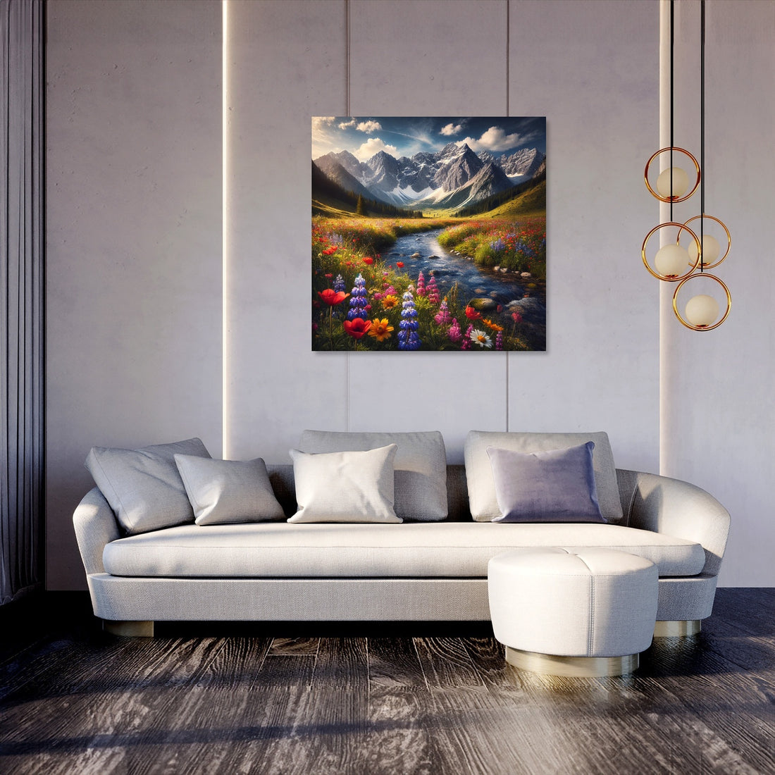 Mountain Harmony Canvas - Secondary Image