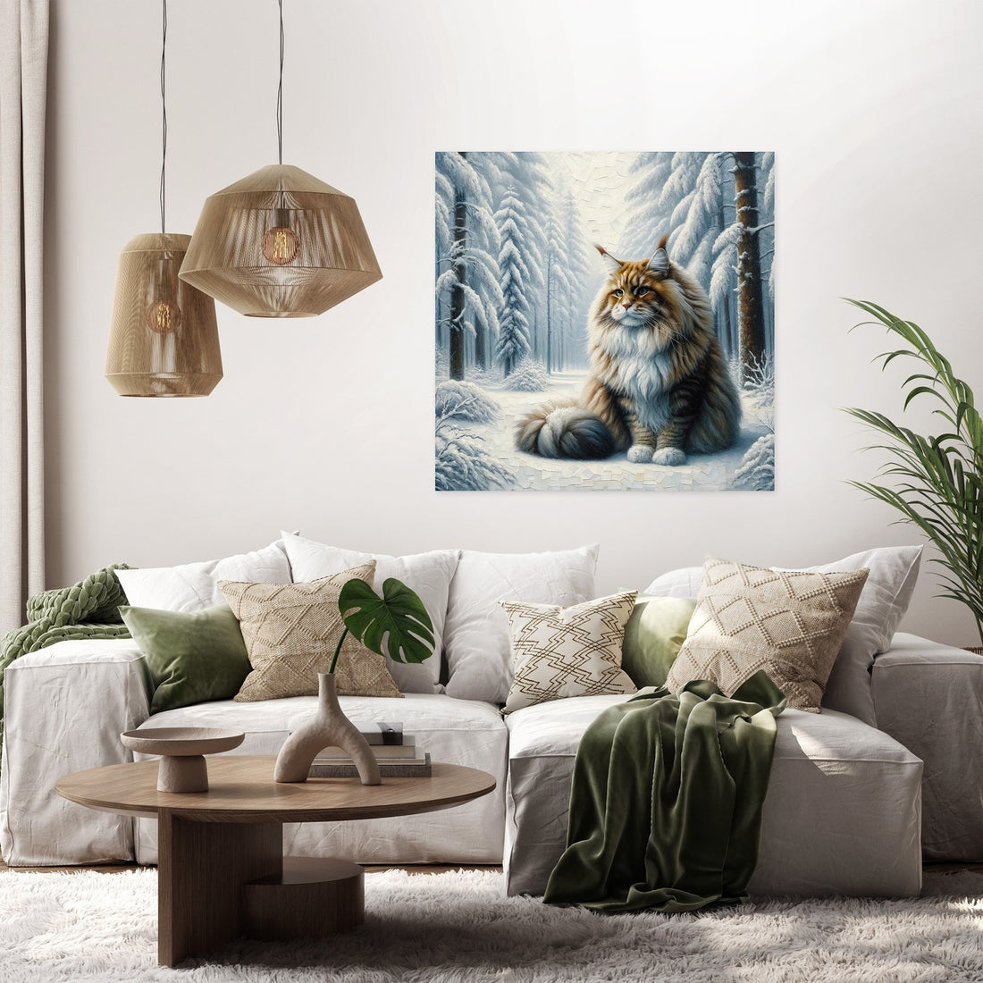 Winter's Majesty Canvas - Secondary Image 2