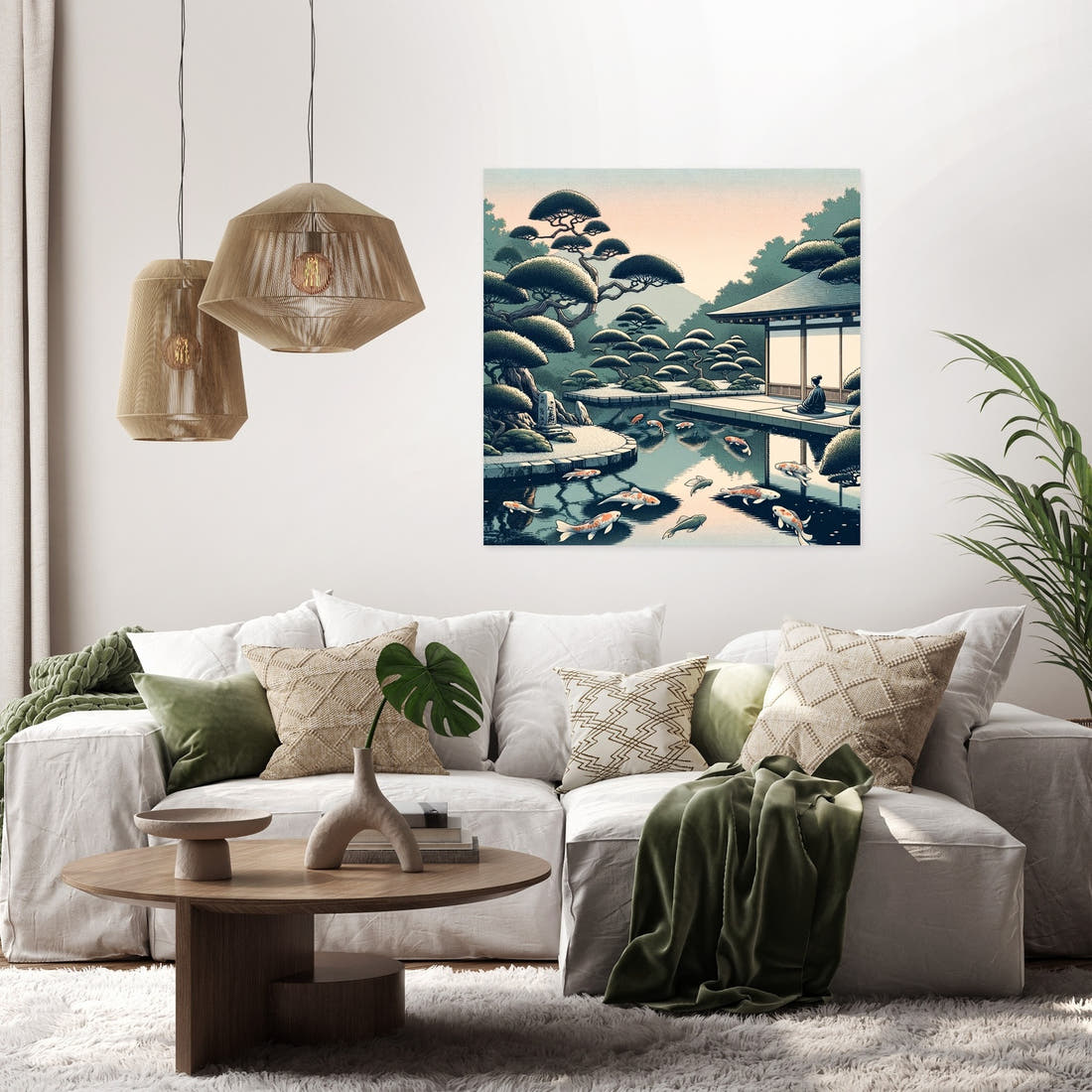 Zen Reflections Canvas - Secondary Image 2