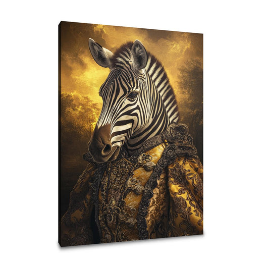 Majestic Monarch Zebra Canvas - Main Image