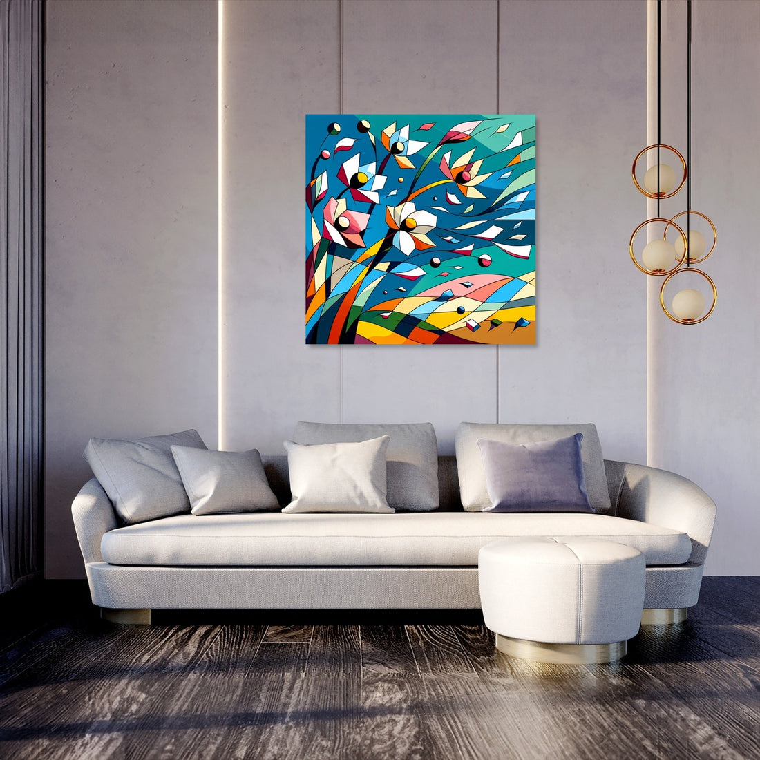 Breezy Petals Canvas - Secondary Image