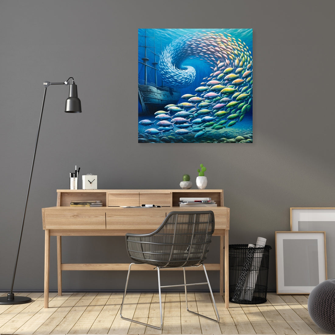 Aquatic Symphony Canvas - Secondary Image 5