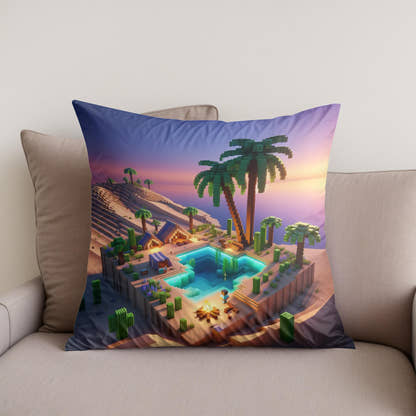 Desert Dusk Cotton Cushion - Secondary Image