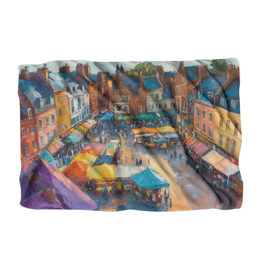Sonnenuntergangsdecke vom Markt in Norwich