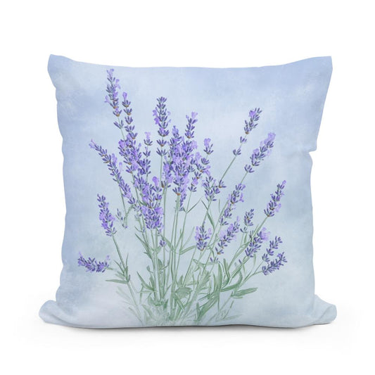 Tranquil Bloom Cotton Cushion - Main Image