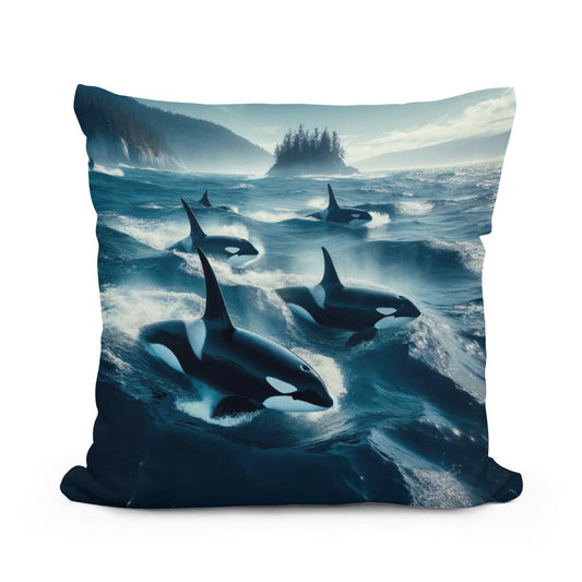 Orcas Cotton Pillow - Main Image