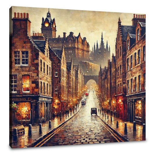 Edinburgh Evening Canvas - Main Image
