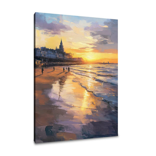 Nostalgic Aberdeen Sunset Canvas - Main Image