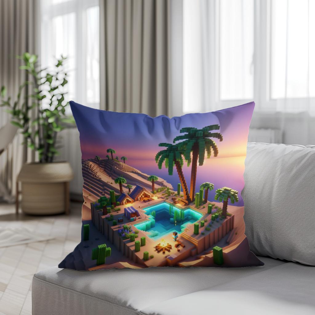 Desert Dusk Cotton Cushion - Secondary Image 4