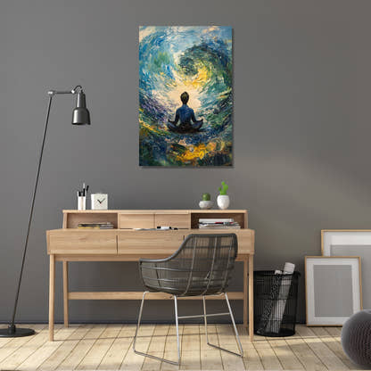 Meditative Tranquillity Canvas - Secondary Image 5