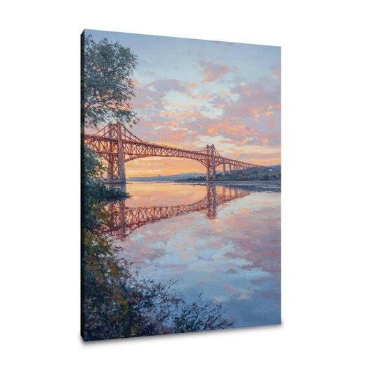 Forth Bridge Dawn Canvas - Main Image