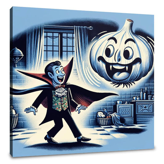 Garlic Fright Night Canvas - Main Image
