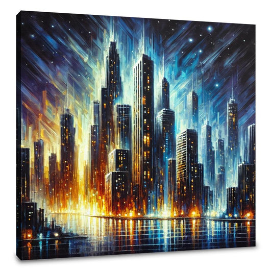 Nocturnal Skyline Canvas - Main Image