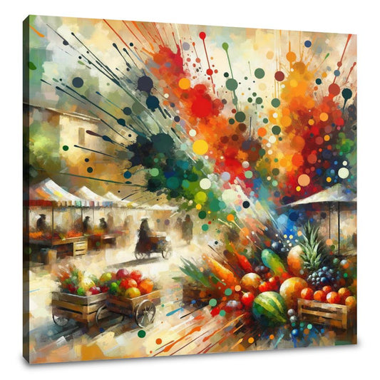 Farmers Market Fiesta Canvas - Main Image
