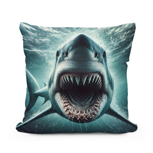 Predatory Abyss Cotton Pillow - Main Image