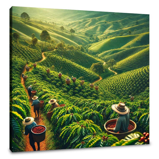 Colombian Coffee Plantation Canvas - Main Image