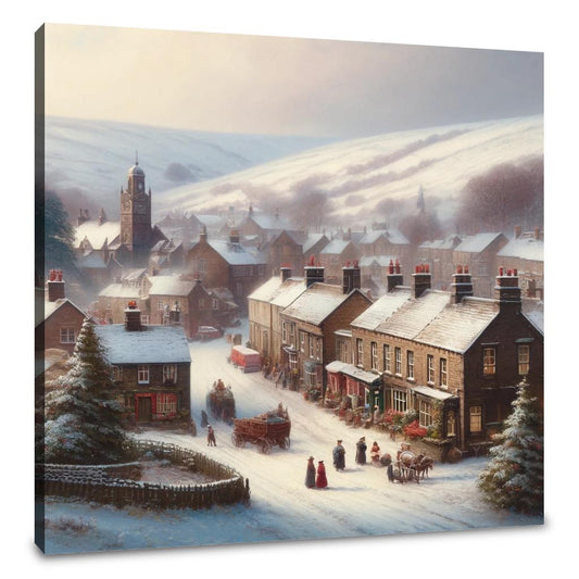 Winter's Day in Wardle Canvas - Main Image