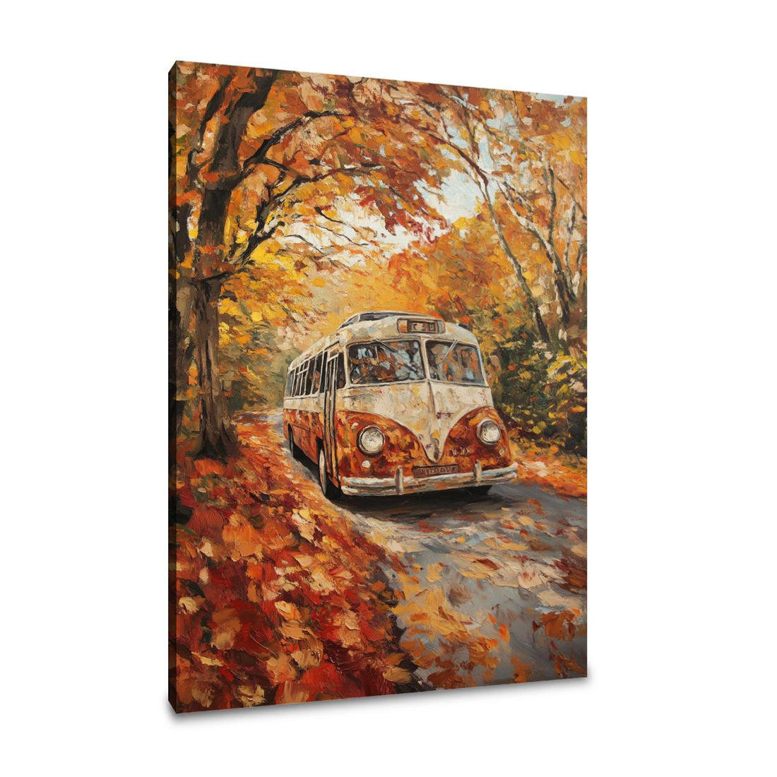 Vintage Tour Bus Canvas - Main Image