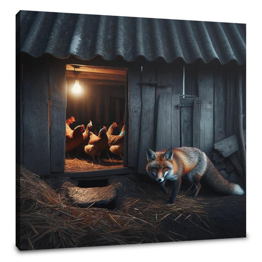 Twilight Fox Canvas - Main Image