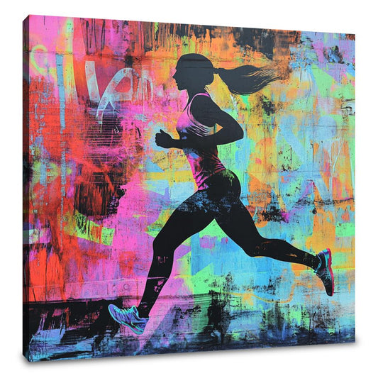 Breakthrough Runner Canvas - Main Image