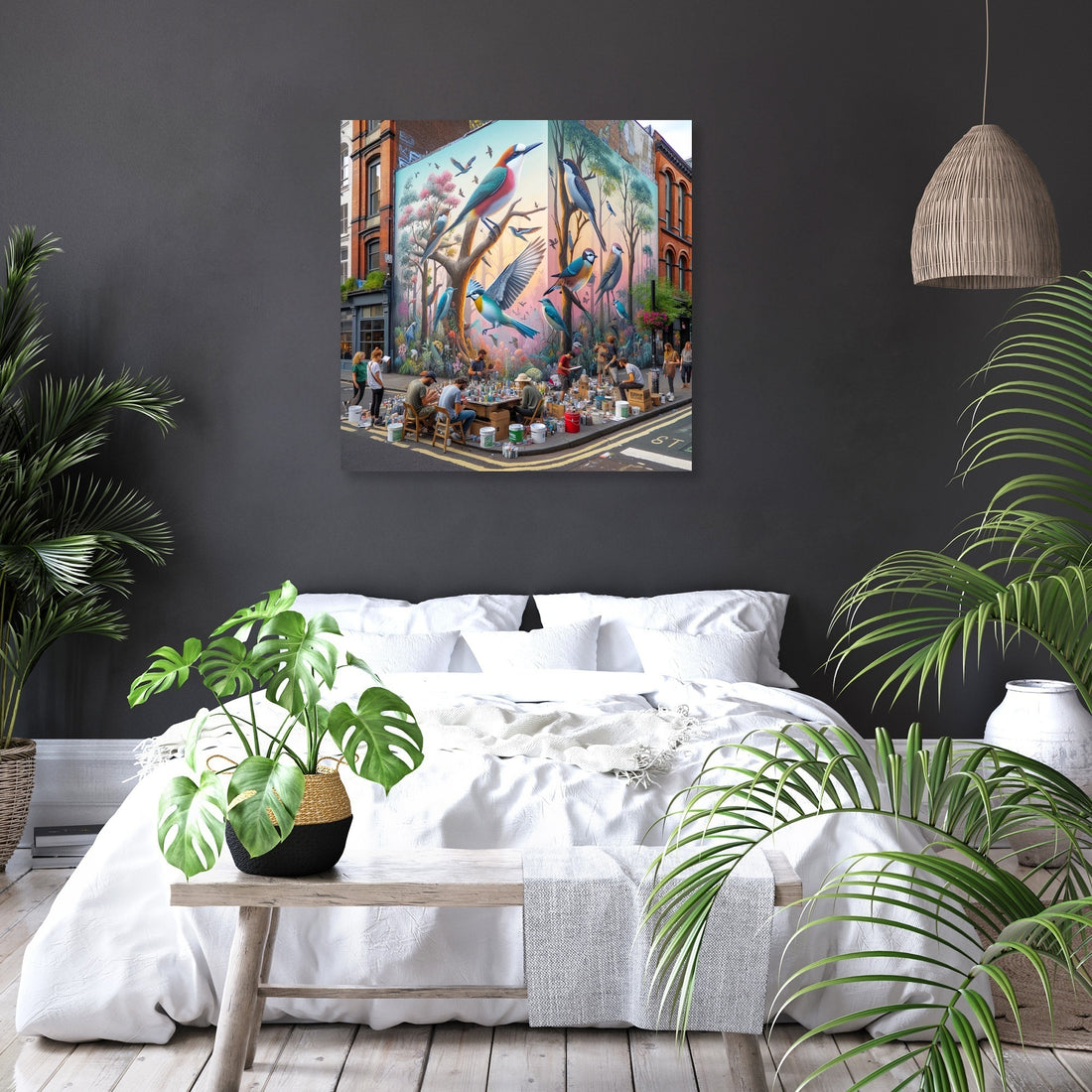 Urban Nature Mural Canvas - Secondary Image 6