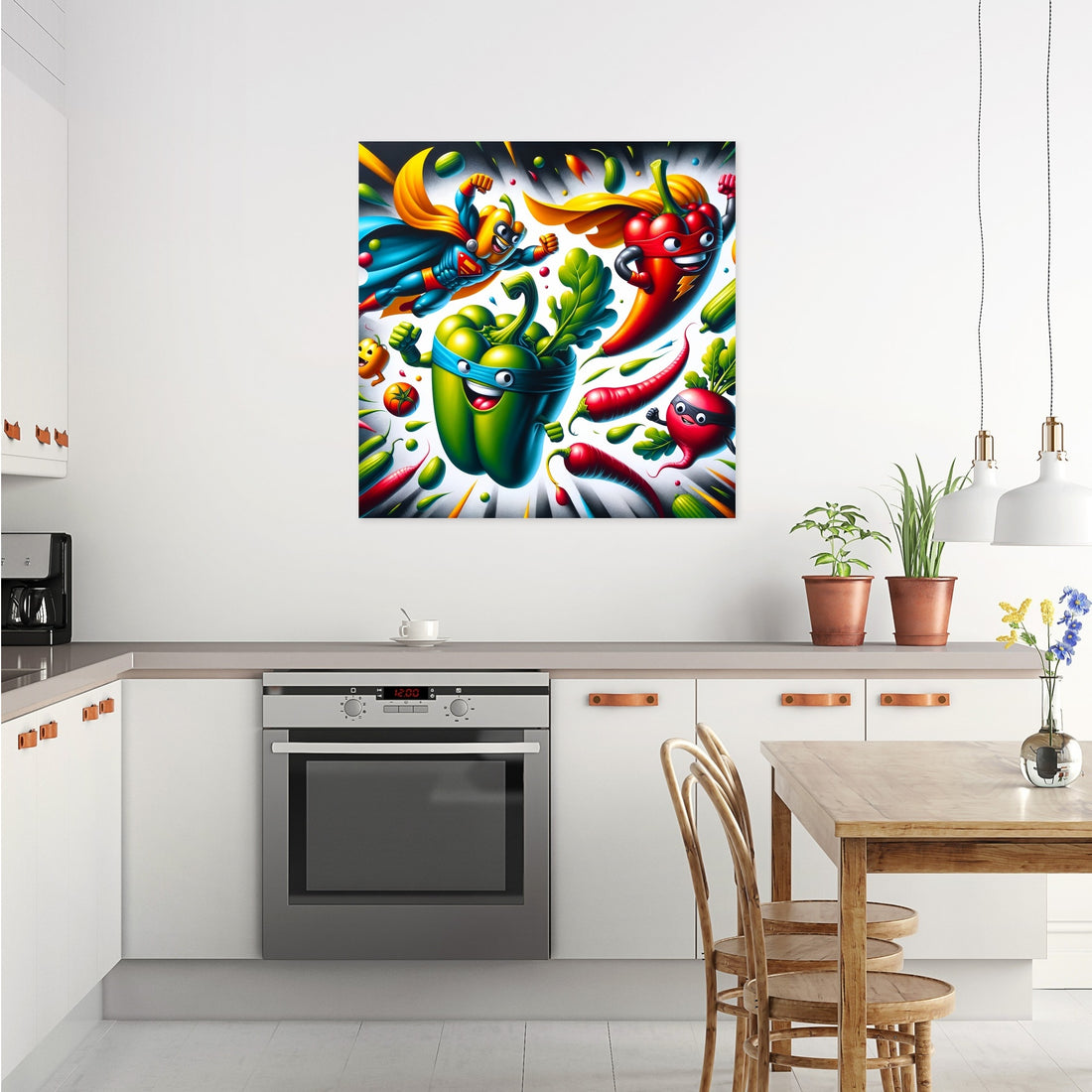 Veggie Villains and Heroes Canvas - Secondary Image