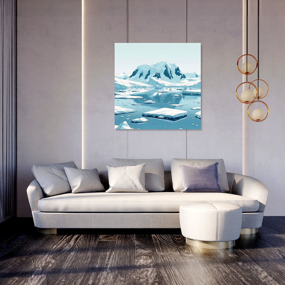 Antarctic Serenity Canvas - Secondary Image