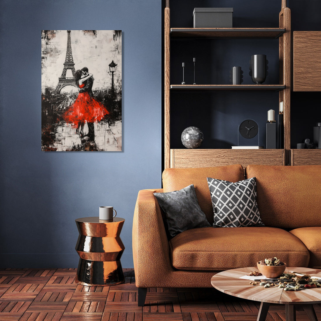 Eiffel Embrace Canvas - Secondary Image 3