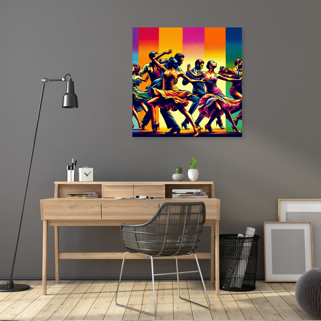 Vibrant Dance Spectrum Canvas - Secondary Image 5