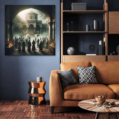 Monastery Shadows Canvas - Secondary Image 3