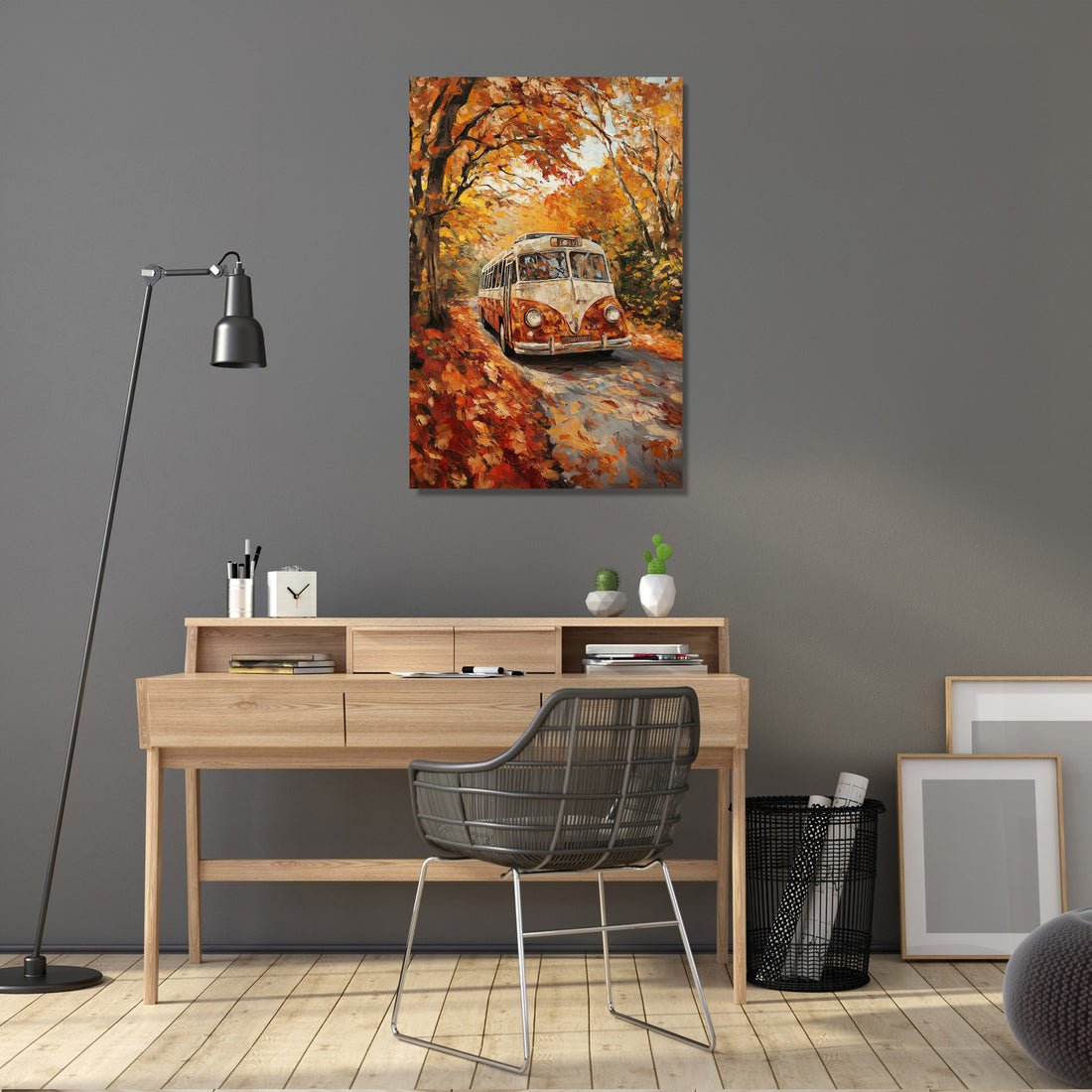 Vintage Tour Bus Canvas - Secondary Image 5