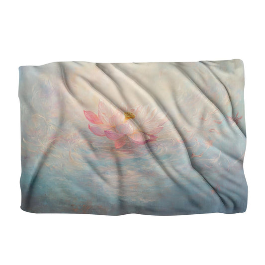 Ethereal Lotus Serenity Blanket - Main Image
