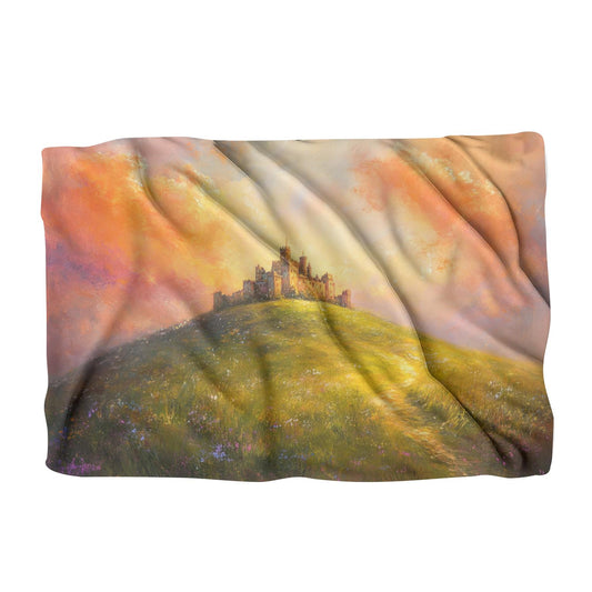 Enchanted Castle Sunset Blanket - Main Image