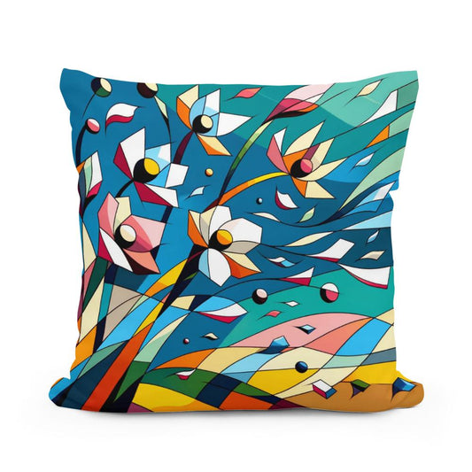 Breezy Petals Cotton Cushion - Main Image