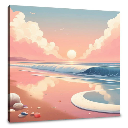 Sunrise Beach Canvas - Main Image
