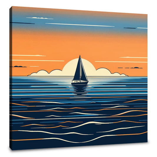 Contrasting Solitude Canvas - Main Image