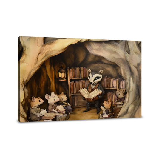 Badger's Storybook Canvas - Main Image