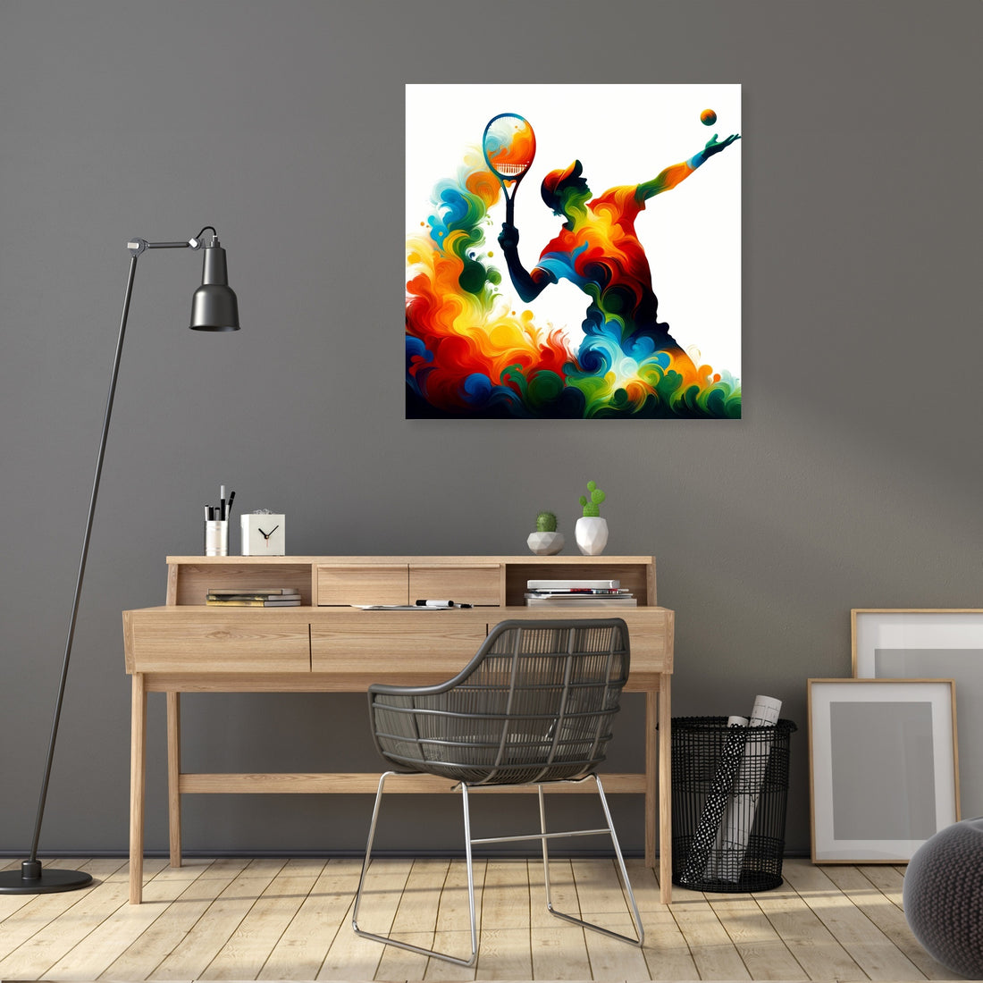 Serve and Swirl Canvas - Secondary Image 5