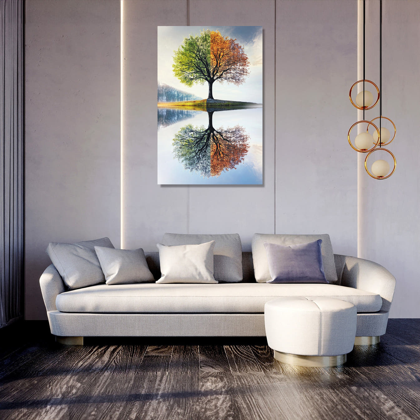 Seasons Reflected Canvas - Secondary Image