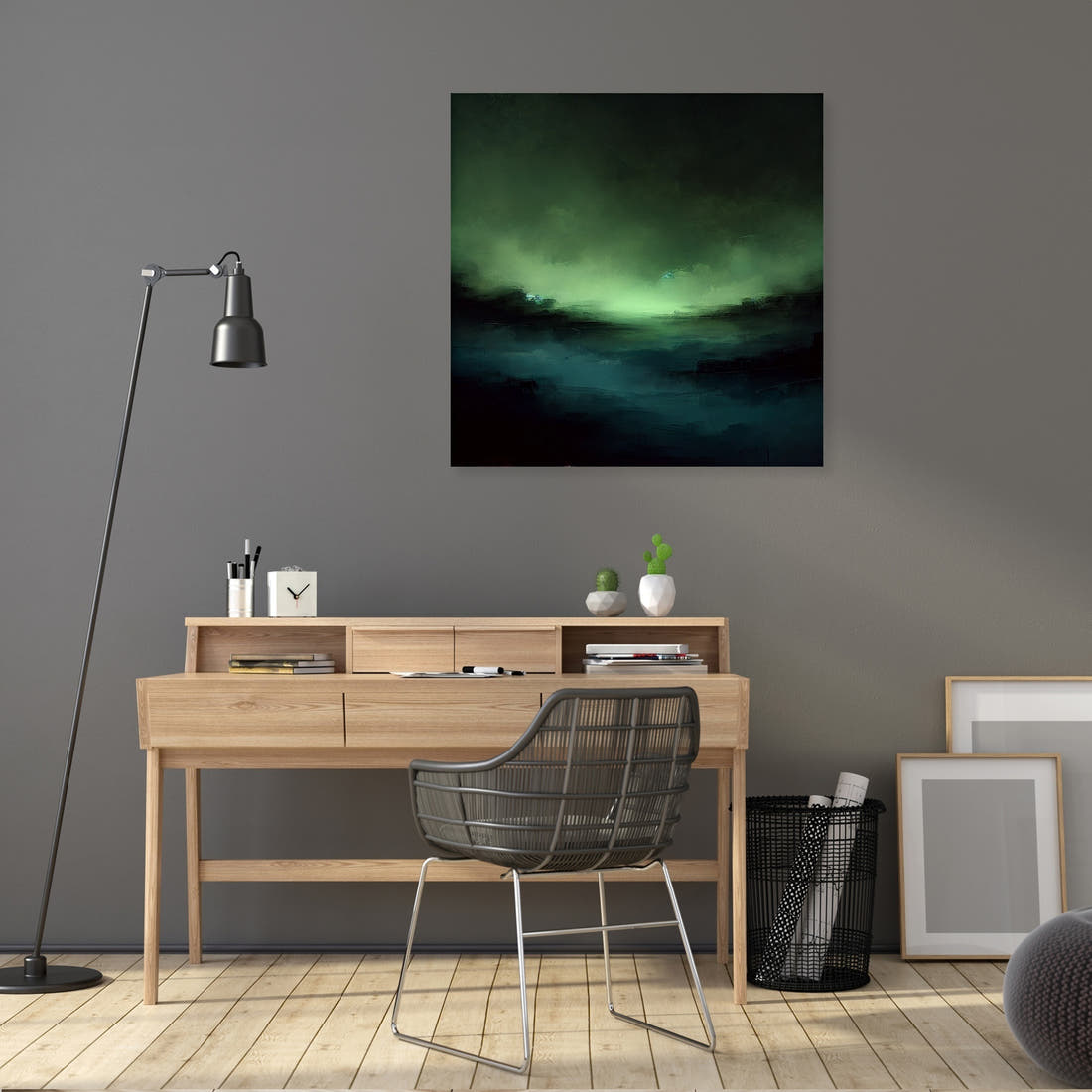 Ominous Horizon Depths Canvas - Secondary Image 5