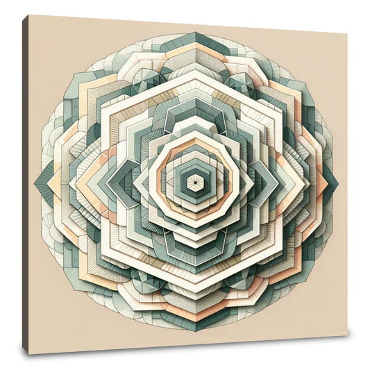 Spiral Serenity Canvas - Main Image