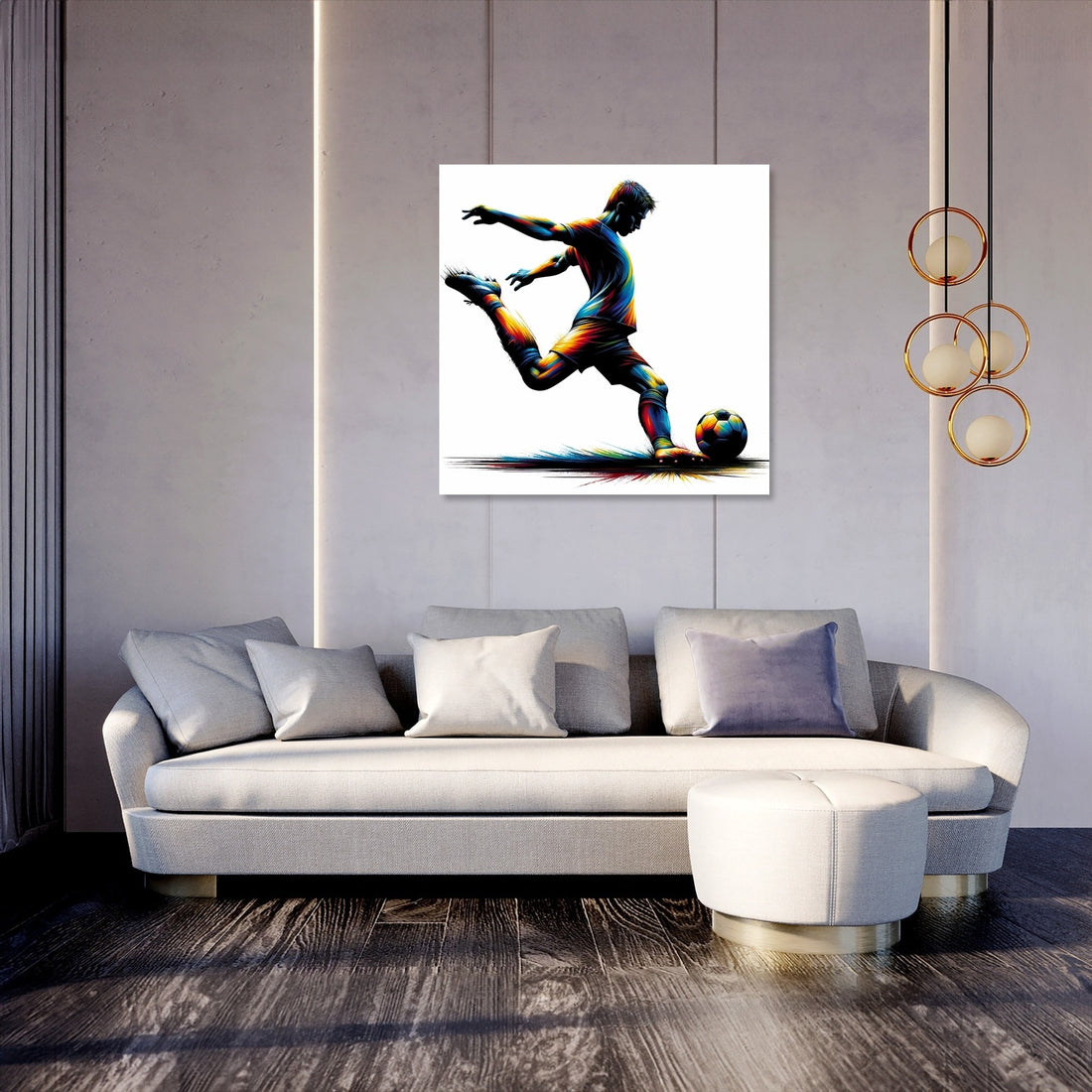 Penalty Kick Brilliance Canvas - Secondary Image